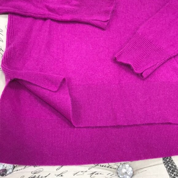 Women's Halogen Crewneck Cashmere Sweater - Picture 3 of 6